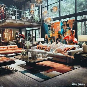 Schmuck Gianni Moramarco Opera DRUCK Fine Art Giclée Pop signiert nummeriert 57x57 - Bild 1 von 1