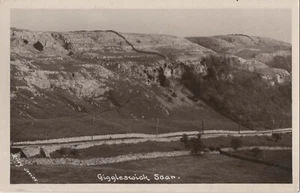RILEY SERIES RP POSTCARD GIGGLESWICK SCAR NORTH YORKSHIRE C1910 - Picture 1 of 2
