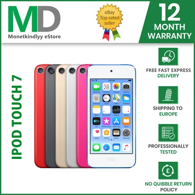 New Apple iPod Touch 7th Generation iTouch 32GB 128GB 256GB - 1YEAR WARRANTY - Image 1 of 4