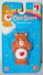 New Care Bears Tenderheart Bear Mini Figure Play Along 2004 Cake Topper TCFC MOC - Picture 1 of 8