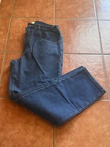 LL BEAN Mens Jeans 36x32 Natural Fit Dark Wash - Picture 1 of 11