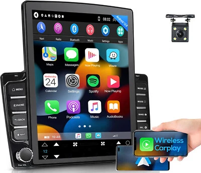 Car Stereo GPS Navi Radio Wifi w/Camera 9.7" 2+32G New 2Din Android 15  Carplay - Image 1 of 4