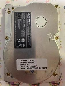 Hard Disk IDE 3,5" 845MB QUANTUM TRAIBLAZER TR84A011 01-C - Foto 1 di 4