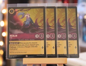 Disney Lorcana Play Set - Merlin Crab - 50/204 NM+ NON-Foil x4 Cards - Picture 1 of 1