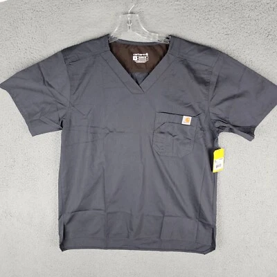 Carhartt Bi-Swing Top Mens Classic Fit Ripstop Chest Pocket V Neck MT5108-M - Image 1 of 4