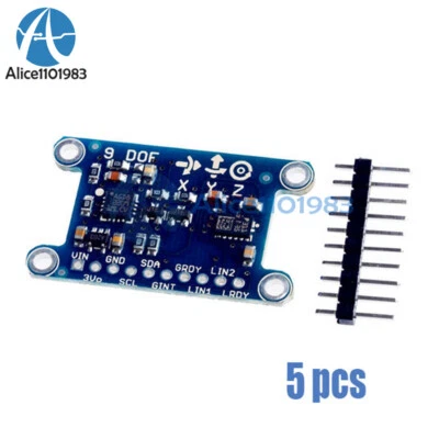 9-Axis IMU L3GD20 LSM303D Module 9DOF Compass Acceleration Gyroscope for Arduino - Image 1 of 4