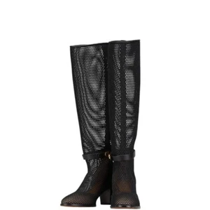 Dior CD Logo Lange Stiefel Größe: 37 Damen 【Gebraucht】 - Bild 1 von 11