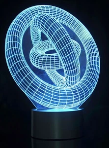 Luces LED de precisión de corte láser de anillo en anillo 3D - Imagen 1 de 7