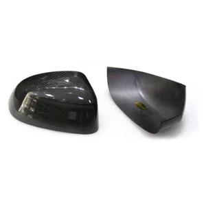Tapas de espejos laterales adicionales de fibra de carbono real para BMW X3 F25 LCI X4/5/6 F26 F15 F16 - Imagen 1 de 5