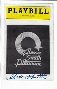 Alexis Smith Autographed Playbill Platinum 1979 Shubert Theatre Pliladelphia - Picture 1 of 2