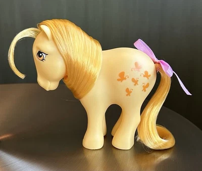 My Little Pony "BUTTERSCOTCH" (Basic Fun Reproduction 2017) Vintage *FLAWED - Image 1 of 4