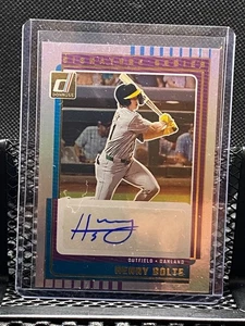 Henry Bolte 2025 Donruss Signature Series / Auto - A's - Picture 1 of 2