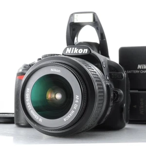 Nikon D3100 DSLR Camera + 18-55mm Lens, Compact, Used - Picture 1 of 10