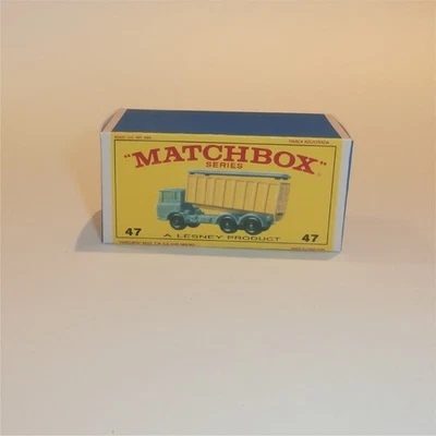 Matchbox Lesney 47c DAF Tipping Container Truck E Style Repro Box - Image 1 of 4