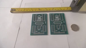Set of 2 bare PCB circuit boards, 3" x 2" for solder practice, science project - Picture 1 of 3