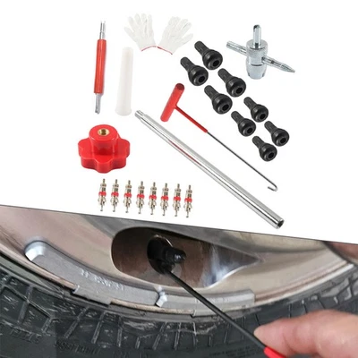 1 Satz Werkzeugsatz für den schnellen Wechsel von Reifenventilen - Image 1 of 4