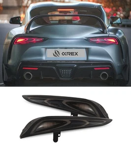 Fit 20-26 Toyota Supra AlphaRex FT-1 Style Luxx-Series LED Tail Lights (α Black) - Picture 1 of 24
