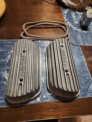 Cubiertas de válvula Bugpack B4-5020 Racing - Par y juntas de barandilla y barandilla para bug dune Buggy VW Foto 1 de 4