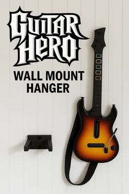 Guitar Hero Controller Wall Mount Display Hook Bracket Hanger Holder