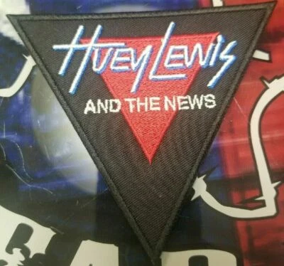 EMBROIDERED HUEY LEWIS & THE NEWS ROCK BAND PATCH (Please Read Ad)