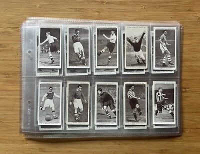 1938 Churchman Association Footballers Full Set of 50 Cigarette Cards 2nd Series - Image 1 of 4