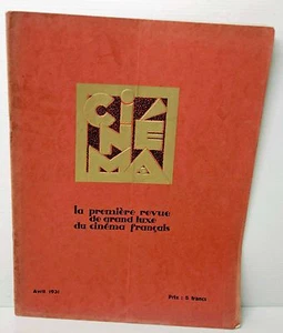 RARE REVUE CINEMA de luxe- 04/1931-N°41 - "CINEMA" -5ème ANNEE-TBE - 40 PAGES - Picture 1 of 1