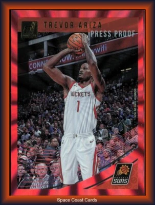 Láser rojo a prueba de prensa Panini Donruss 2018-19/99 Trevor Ariza #149 Foto 1 de 2