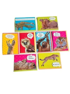 Lot Of 8 National Geographic Greeting Cards New Individual Wrapped With Envelope - Picture 1 of 12