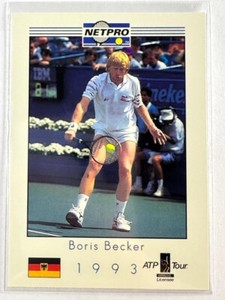 1993 NetPro Tennis Trading Card ATP Boris Becker