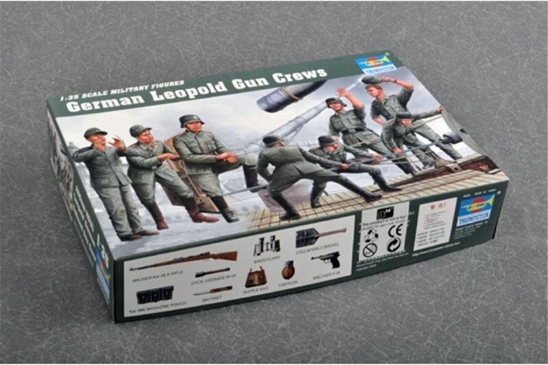 TRUMPETER GERMAN LEOPOLD GUN CREW  1:35 00406 - Immagine 1 di 1