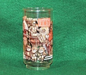 Bicchiere Vintage 1983 Burger King Coca Cola Il Ritorno dello Jedi Ewok C-3PO R2-D2   - Foto 1 di 11
