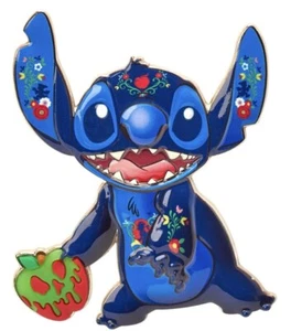 Disney Pin 144308 Stitch Crashes Snow White and the Seven Dwarfs JUMBO 3" x 3.5" - Picture 1 of 3