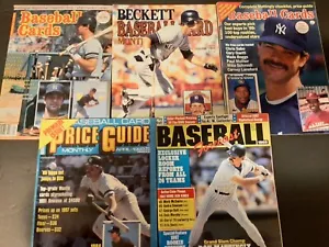 DON MATTINGLY BASEBALL CARD PRICE GUIDE LOT (5) 1987-1989 - Picture 1 of 1