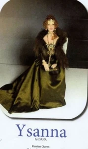 1:12 scale Miniature Doll Art Tutorials BY DANA~Pattern YSANNA~Russian Queen - Picture 1 of 3