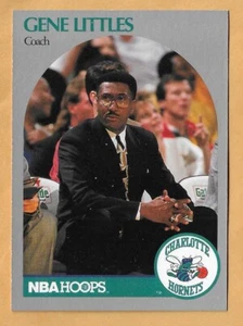 AVISPONES GENE LITTLES CHARLOTTE #307 NBA HOOPS 1990-91 - Imagen 1 de 2