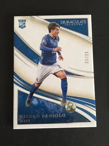 2020 Panini Immaculate Nicolo Zaniolo Rookie RC Silver 86/99 Italy Atalanta Roma - Picture 1 of 2