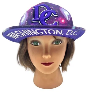 DC City Hunter Washington DC BaseBall Hat Colorful Purple Maroon Snapback Cap - Picture 1 of 10