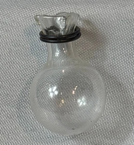 Vtg Mini Glass Vase Lapel Pin Boutonnière Flower Holder Stick Pin - Picture 1 of 13
