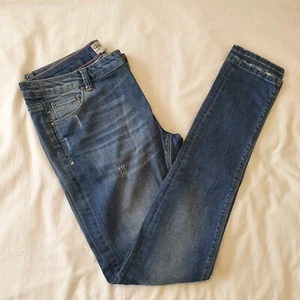 Asos Women's Size 10 Blue Denim Skinny Leg Jeans T05 - Picture 1 of 8