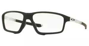 Oakley OX8076 CROSSLINK ZERO Designer Glasses Spectacle Frame - BLACK + Case - Picture 1 of 9