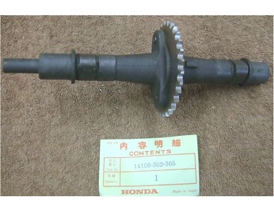 Eixo de comando NOS Honda CA175K3 + CD175K3 - 1968 1969 - 14100-302-305 - Imagem 1 de 4