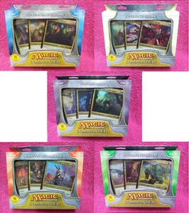 ITALIAN Magic MTG 2011 Commander C11 Sealed Decks Complete Box Set The Gathering