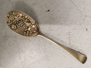 Victorian Silver Plate EPNS Berry Serving Spoon - Picture 1 of 4