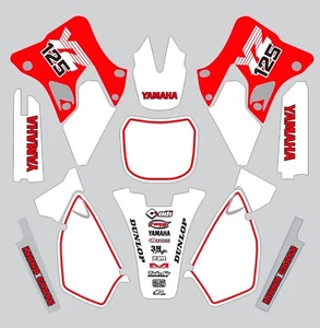 Old School Graphics for Yamaha YZ 125 250 YZ250 YZ125 1996-2001 Decals - Picture 1 of 1