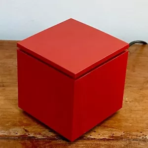 Lampe CINI & NILS – Design Iconique OPI Milano - Modèle : Cuboluce rouge - Foto 1 di 15