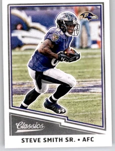 2017 Classics Steve Smith NFL PWE Base Card Ravens #44 - Picture 1 of 2