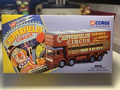 Corgi Classics 97896 AEC Pole Truck Chipperfields Circus In Box NEW. - Image 1 of 4