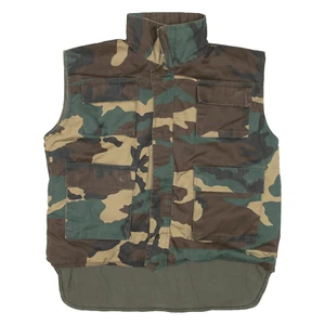 FOSTEX GARMENTS Insulated Boys Gilet Green Camouflage XL - Picture 1 of 6