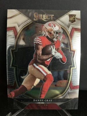 2022 Panini Select FOOTBALL DANNY GRAY ROOKIE BASE 49ERS RC (A) - Image 1 of 2