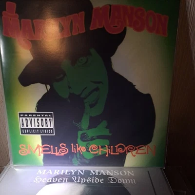 Marilyn Manson – Smells Like Children DOUBLE LP New reissue clear vinyl MINT - Image 1 of 4